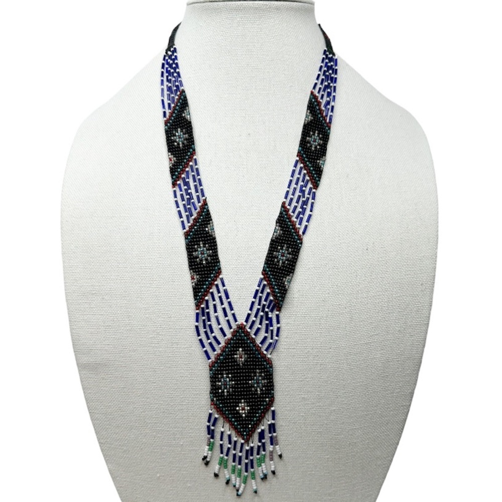 Ukrainian Handmade Jewelry Beaded Necklace Gerdan Ukraine